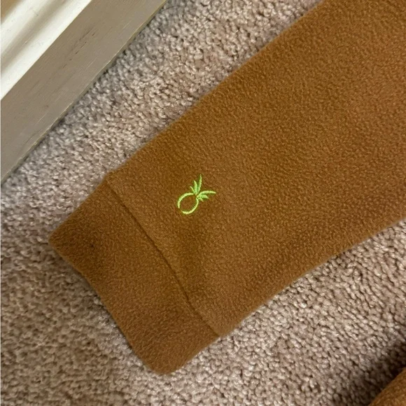 EUC DUDLEY STEPHENS PARK SLOPE TURTLENECK VELLO FLEECE CAMEL - Picture 3 of 4